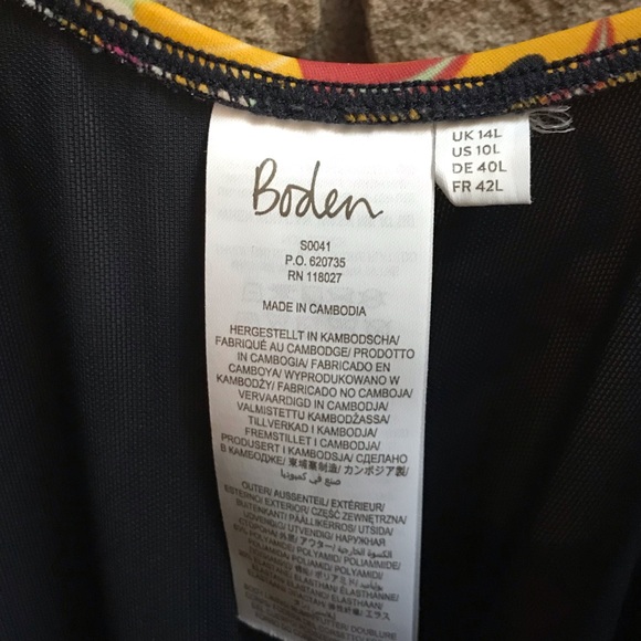 Boden Multicolor Tropical One Piece Swimsuit - Picture 10 of 13